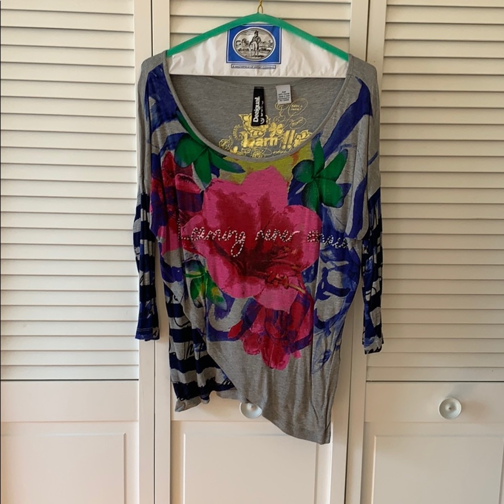 beautifully colored long sleeve shirt